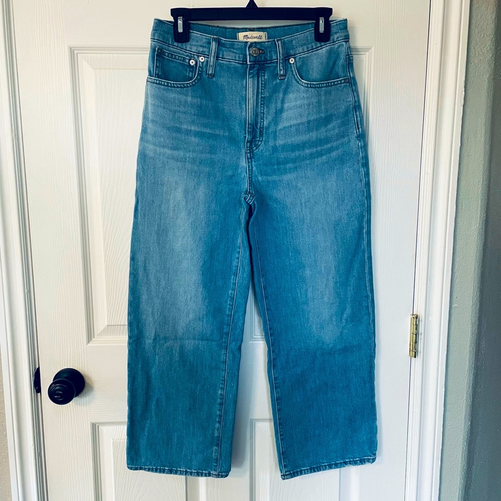 Madewell Slim Wide-leg Crop Jean, Size 29 Excellent Condition!